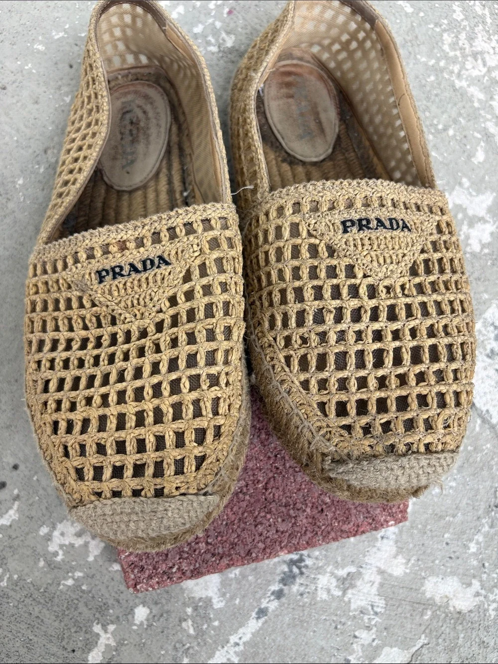 Prada Raffia espadrille